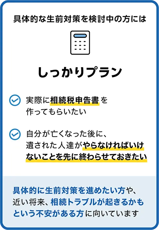 しっかりプラン